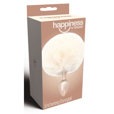 Plug Queue de Lapin ENCHANTING BUNNYTAIL 5 x 2.8cm Blanc Beige