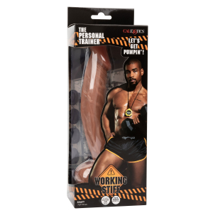 Gode Réaliste THE PERSONAL TRAINER 19.5 x 4cm Marron