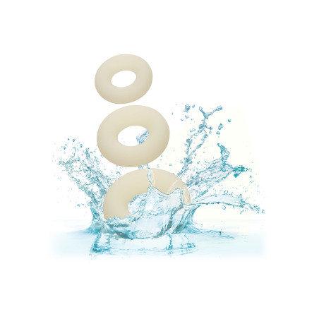 Pack de 3 Cockrings phosphorescents de ALPHA RING