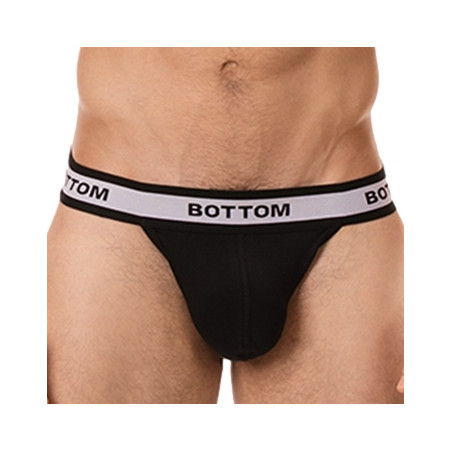 Jockstrap BOTTOM Noir par Barcode Berlin