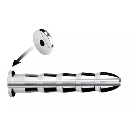 Plug pénis percé HOLSOUND XL 8.2 cm et Diamètre 14 mm