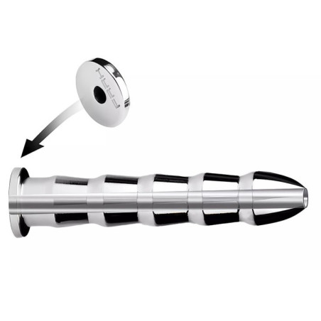 Plug pénis percé HOLSOUND XXL 9.7 cm et Diamètre 15 mm