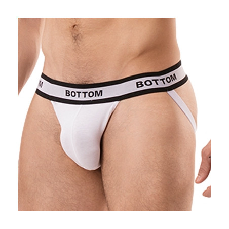 Jockstrap BOTTOM Blanc par Barcode Berlin