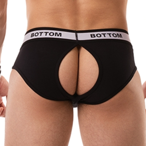 Backless BOTTOM Noir de Barcode Berlin