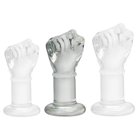 Gode Main CLOSED FIST M 13.5 x 5.8cm Transparent