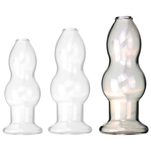Plug creux en verre HOLL'EAU L 12 x 5cm