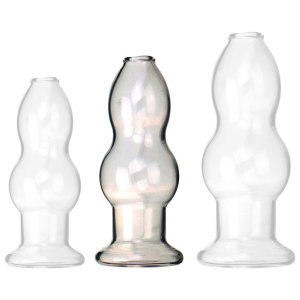Plug creux en verre HOLL'EAU M 10 x 4.5cm