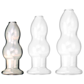 Plug creux en verre HOLL'EAU S de 9.5 x 4 cm