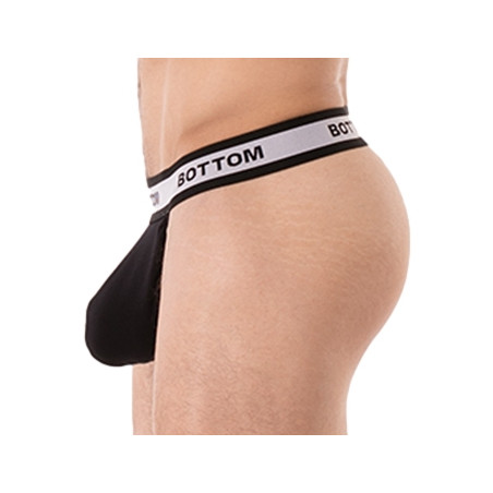 String cache-sexe BOTTOM Noir par Barcode Berlin