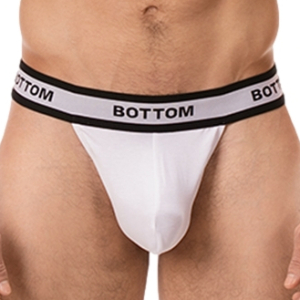 String Cache-sexe BOTTOM Blanc