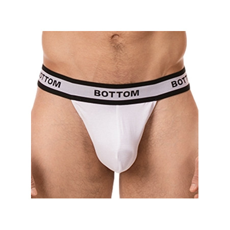 String Cache-sexe BOTTOM Blanc par Barcode Berlin