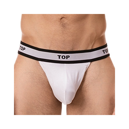 String Cache-sexe TOP Blanc par Barcode Berlin