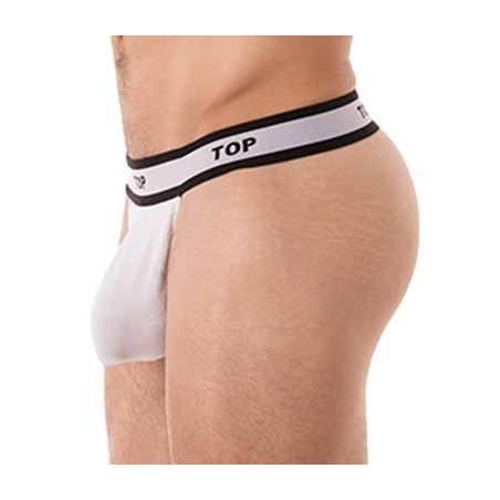 String Cache-sexe TOP Blanc par Barcode Berlin