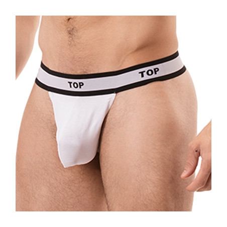 String Cache-sexe TOP Blanc par Barcode Berlin