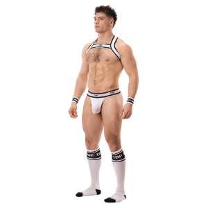 String Cache-sexe TOP Blanc par Barcode Berlin