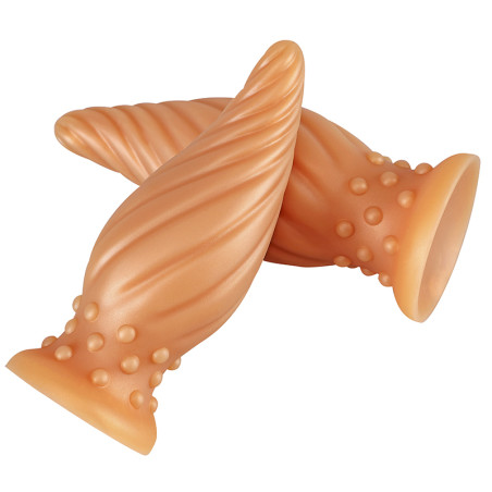 Plug Silicone SPIRAL PIK M 15 x 6.2cm Or