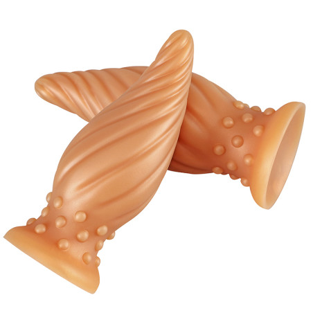 Plug Silicone SPIRAL PIK L 18.5 x 7.2cm Or