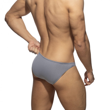 Bikini homme CHESS Noir-Blanc de Addicted