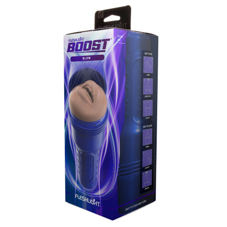 Masturbateur Réaliste Fleshlight BOOST BLOW Bouche Light