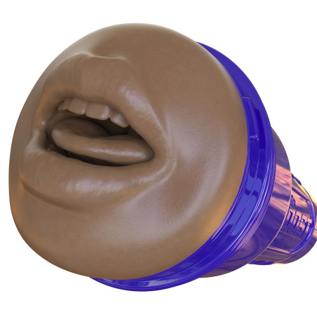 Masturbateur Réaliste Fleshlight BOOST BLOW Bouche Dark