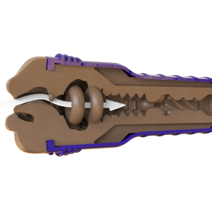 Masturbateur Réaliste Fleshlight BOOST BLOW Bouche Dark