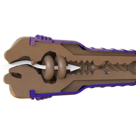 Masturbateur Réaliste Fleshlight BOOST BLOW Bouche Dark