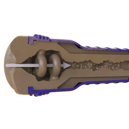 Masturbateur Réaliste Fleshlight BOOST BLAST Anus Dark Marron