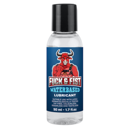 Lubrifiant à base d'eau FUCK & FIST WATER Bouteille 50 ml