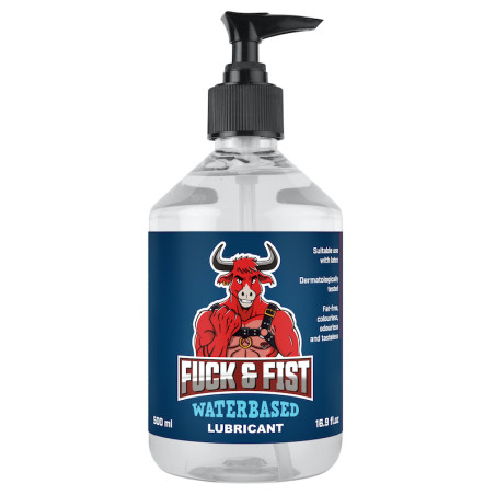 Lubrifiant à base d'eau FUCK & FIST WATER Bouteille 500 ml