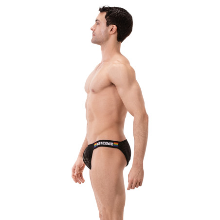 Slip sexy REGIRO Noir de Barcode Berlin