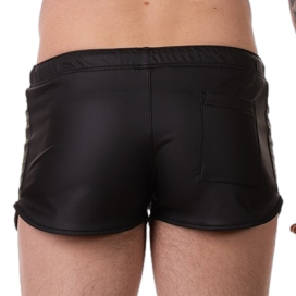 Short BYRON Laboratory Noir et Jaune fluo de Barcode Berlin 2
