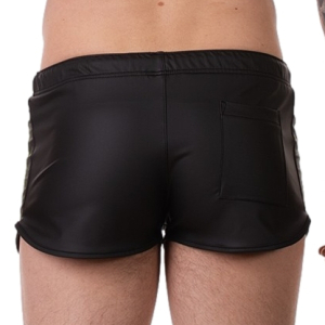Short BYRON Laboratory Noir et Jaune fluo de Barcode Berlin