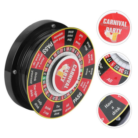 La Roulette à Boire CARNIVAL PARTY Rouge