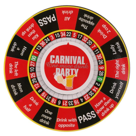 La Roulette à Boire CARNIVAL PARTY Rouge 2