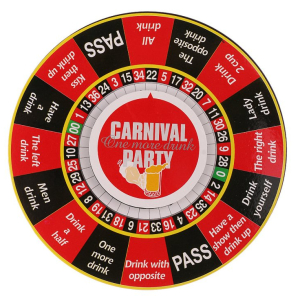 La Roulette à Boire CARNIVAL PARTY Rouge