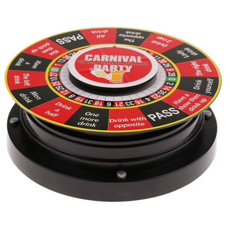 La Roulette à Boire CARNIVAL PARTY Rouge