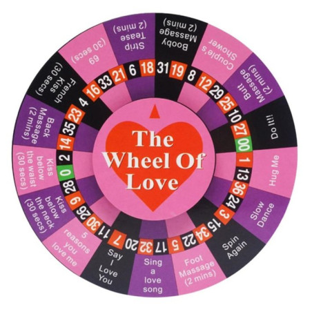 Jeu de la Roue de l'Amour Rose Violet