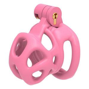 Cage de chasteté BISHERA S Rose 5.5 x 3.2 cm de CockLock