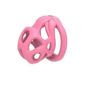 Cage de chasteté HERA S Rose 5.5 x 3.2 cm 2
