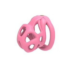 Cage de chasteté HERA S Rose 5.5 x 3.2 cm
