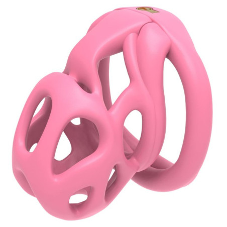 Cage de chasteté HERA M Rose de 6.5 x 3.2 cm