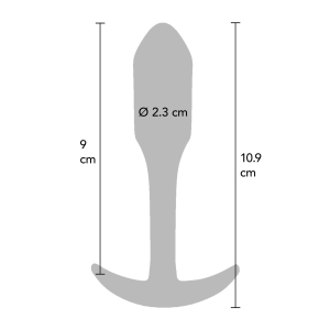 Plug anal MINI SMOOTH M 9.5 x 2.3cm