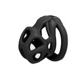 Cage de chasteté HERA S Noire 5.5 x 3.2 cm par CockLock 2