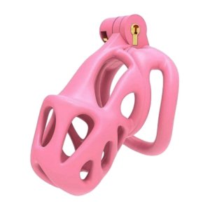 Cage de chasteté BISHERA L Rose de 8.5 x 3.2 cm