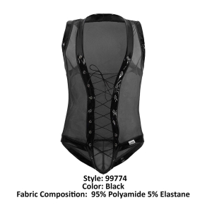 Body à lacets LOFNIS Noir