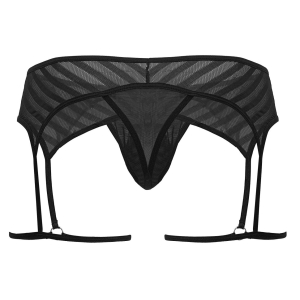 String Porte-Jarretelles HEDION Noir