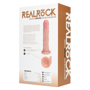 Gode vibrant et réaliste CURVED de RealRock 20 x 4.6 cm 