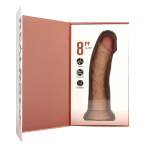 Gode vibrant réaliste CURVED Latino 20 cm de RealRock