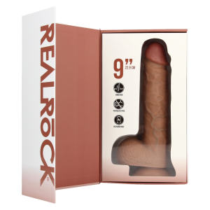 Gode vibrant STRAIGHT STRONG Latino 19 x 5 cm