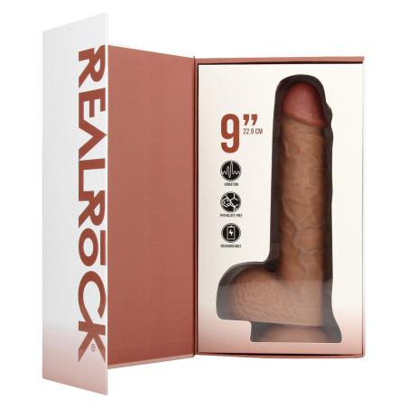 Gode vibrant STRAIGHT STRONG Latino 19 x 5 cm
